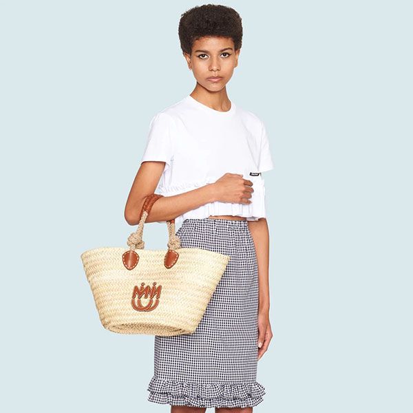 ミュウミュウ★ パルメット トートコピー 5BG206_2DDH_F0A5T_V_ROO